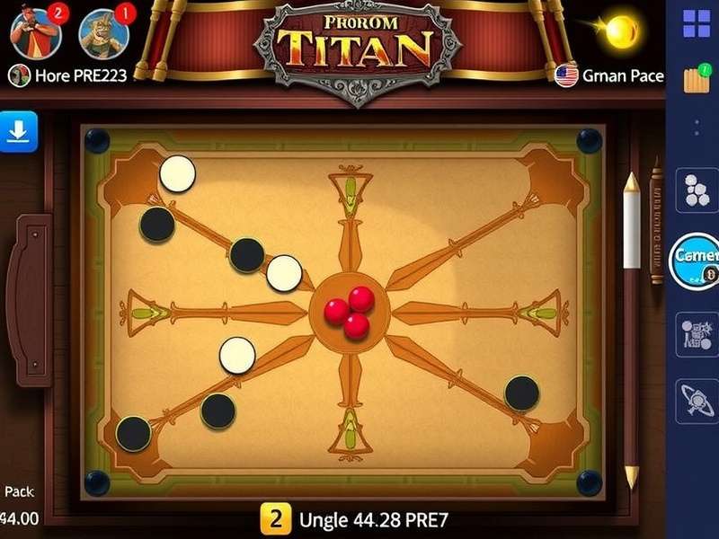 Pro Carrom Titan Game Screenshot